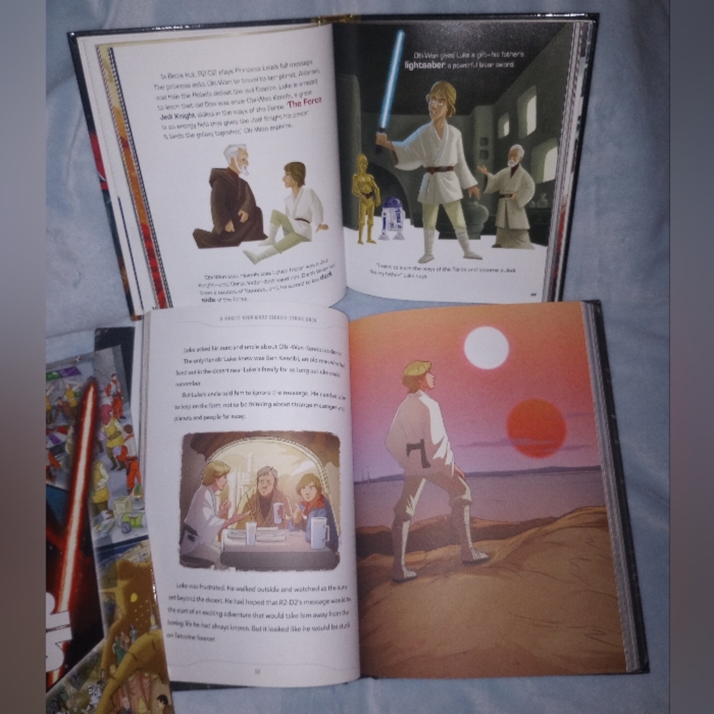 3 Star Wars Books Kids Bedtime 5 Minute Stories - Picture 5 of 10